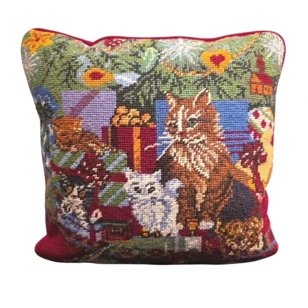 Unbranded vintage needlepoint